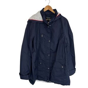 Long Tall Sally Lightweight Spring Fall Jacket Navy Size 16 UK 20